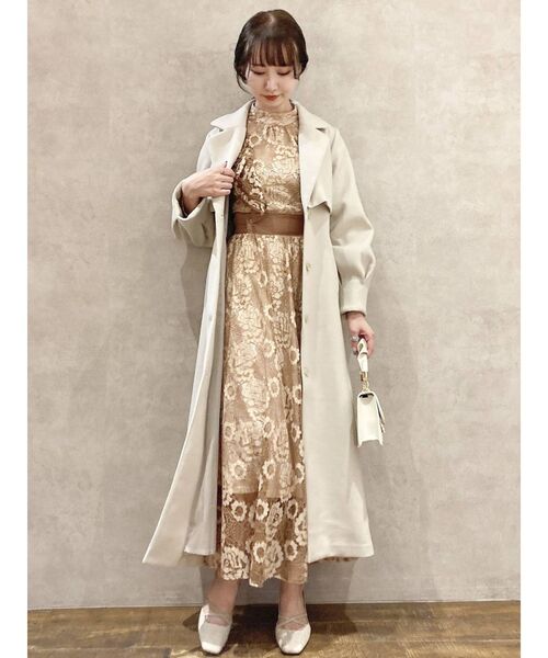 dazzlin（ダズリン）の「タックスリーブウールライクコート（その他アウター・レディース・アイボリー/ブラック/ピンク/ブルー・FREE）」の16枚目の写真