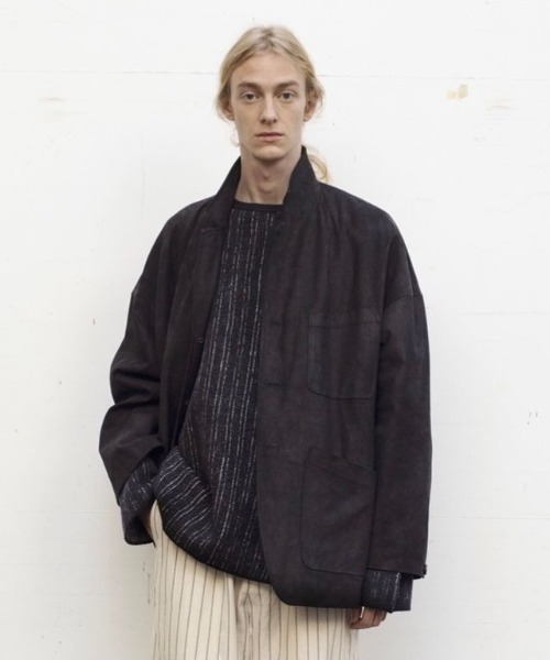 yoko sakamoto（ヨーコサカモト）の「【YOKO SAKAMOTO】 WORK JACKET（その他アウター・メンズ・ブラック/ブラウン・LARGE）」の6枚目の写真