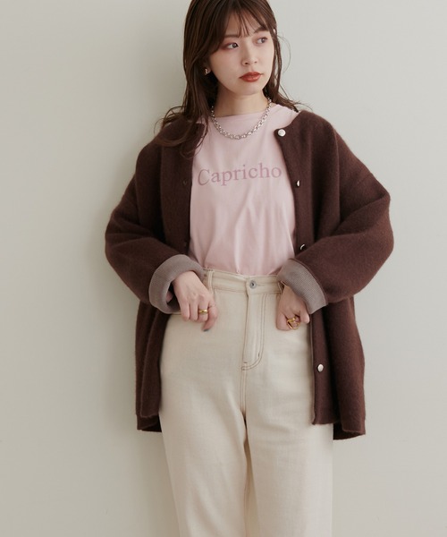 natural couture(ナチュラルクチュール)の「2022AWアイテム/ロゴ違いで揃えたくなる アソートロゴ入りフレアスリーブT(Tシャツ/カットソー・レディース・その他1/その他2/その他3/その他4・FREE)」の21枚目の写真