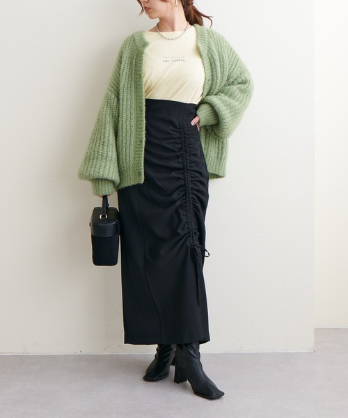 natural couture(ナチュラルクチュール)の「2022AWアイテム/ロゴ違いで揃えたくなる アソートロゴ入りフレアスリーブT(Tシャツ/カットソー・レディース・その他1/その他2/その他3/その他4・FREE)」の11枚目の写真