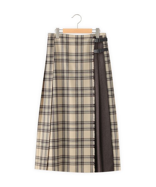MACKINTOSH PHILOSOPHY(マッキントッシュ フィロソフィー)の「サキソニーチェックキルトスカート(スカート・レディース・イエロー/ブルー系その他7・38/36)」の5枚目の写真