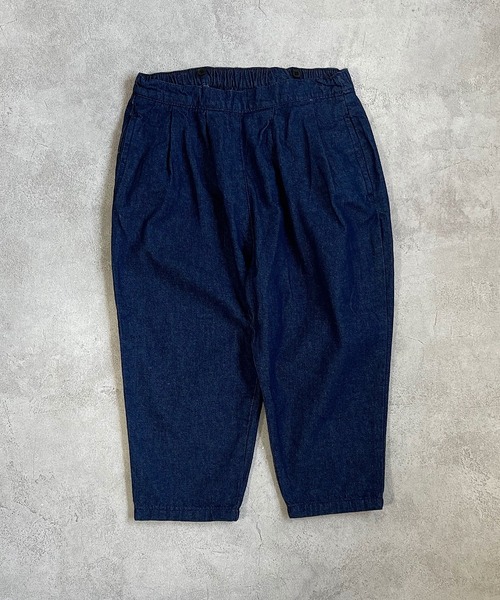 Life Support Products(ライフサポートプロダクツ)の「【COTTON from U.S.A】デニム3WAYフリルサロペット(80~160cm)(サロペット/オーバーオール・キッズ・キナリ/ストライプ/ネイビー・95/130/150/90/140/80/110/120/100/160)」の11枚目の写真