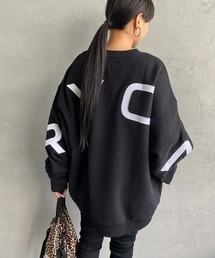 [RVCA/ルーカ] ビックブランドロゴ クルーネックスウェット