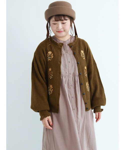SM2 ×マカベアリス　刺繍ニットカーディガン 新品　サマンサモスモス SM2 - サマンサモスモス 【マカベアリス×SamansaMos2】刺繍ニット