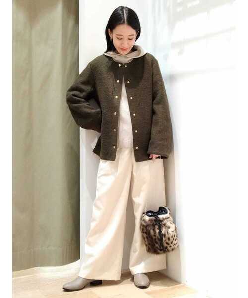 human woman（ヒューマンウーマン）の「◆ライトフラノウォッシャブルパンツ（その他パンツ・レディース・ネイビー/グレー/ホワイト系その他・SMALL/MEDIUM/LARGE/X-LARGE/X-SMALL）」の21枚目の写真