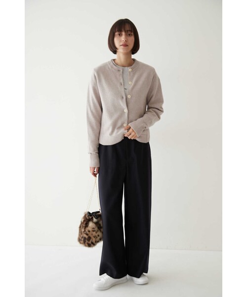 human woman（ヒューマンウーマン）の「◆ライトフラノウォッシャブルパンツ（その他パンツ・レディース・ネイビー/グレー/ホワイト系その他・SMALL/MEDIUM/LARGE/X-LARGE/X-SMALL）」の18枚目の写真