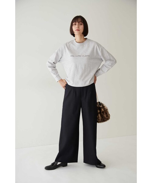 human woman（ヒューマンウーマン）の「◆ライトフラノウォッシャブルパンツ（その他パンツ・レディース・ネイビー/グレー/ホワイト系その他・SMALL/MEDIUM/LARGE/X-LARGE/X-SMALL）」の15枚目の写真