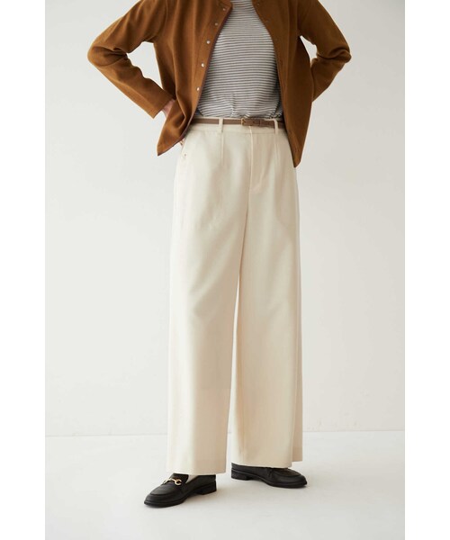 human woman（ヒューマンウーマン）の「◆ライトフラノウォッシャブルパンツ（その他パンツ・レディース・ネイビー/グレー/ホワイト系その他・SMALL/MEDIUM/LARGE/X-LARGE/X-SMALL）」の5枚目の写真