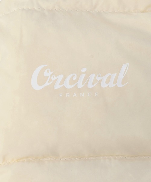 ORCIVAL(オーシバル)の「ORCIVAL | ダウンフードウォーマー WOMEN(ストール/ショール・レディース・ブラック/アイボリー/グレイッシュベージュ・-)」の7枚目の写真