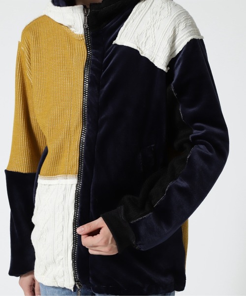 FranCisT_MOR.K.S.(フランシストモークス)の「FranCisT_MOR.K.S./フランシストモークス/ 4MIX BOMBER HOODIE(パーカー・メンズ・ホワイト/レッド・2/4/3)」の17枚目の写真