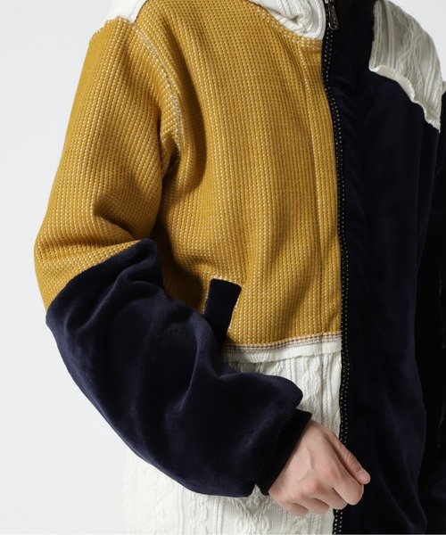 FranCisT_MOR.K.S.(フランシストモークス)の「FranCisT_MOR.K.S./フランシストモークス/ 4MIX BOMBER HOODIE(パーカー・メンズ・ホワイト/レッド・2/4/3)」の18枚目の写真