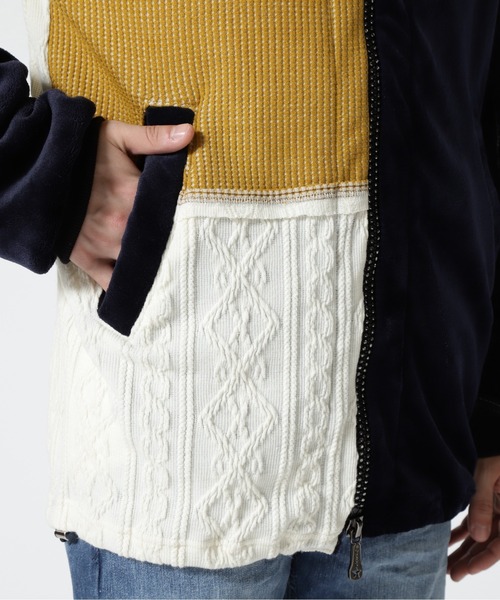 FranCisT_MOR.K.S.(フランシストモークス)の「FranCisT_MOR.K.S./フランシストモークス/ 4MIX BOMBER HOODIE(パーカー・メンズ・ホワイト/レッド・2/4/3)」の20枚目の写真