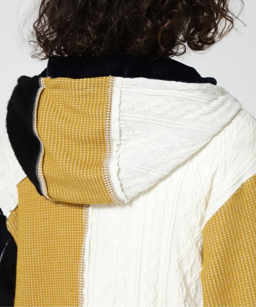 FranCisT_MOR.K.S.(フランシストモークス)の「FranCisT_MOR.K.S./フランシストモークス/ 4MIX BOMBER HOODIE(パーカー・メンズ・ホワイト/レッド・2/4/3)」の22枚目の写真