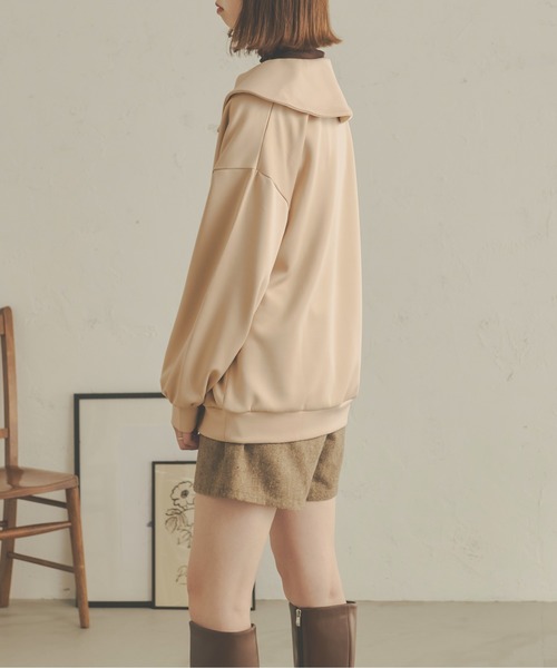 Ambre Neige(アンブルネージュ)の「ポンチポロトップス/【WEB/EC限定商品】(Tシャツ/カットソー・レディース・アイボリー/ベージュ・FREE)」の9枚目の写真