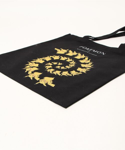 MR.GENTLEMAN（ミスタージェントルマン）の「【MISTERGENTLEMAN】×POKEMON ECO BAG（トートバッグ・メンズ・ホワイト/ブラック・FREE）」の4枚目の写真