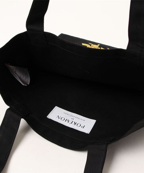 MR.GENTLEMAN（ミスタージェントルマン）の「【MISTERGENTLEMAN】×POKEMON ECO BAG（トートバッグ・メンズ・ホワイト/ブラック・FREE）」の3枚目の写真