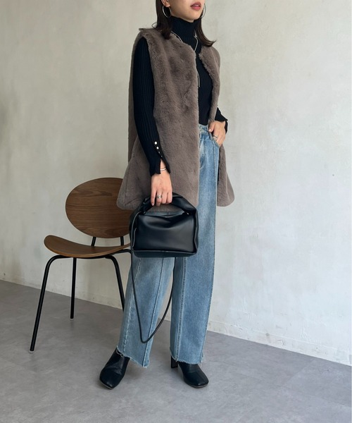 prose verse(プロズヴェール)の「ファーベスト(ベスト・レディース・ベージュ/グレー/ブラウン・フリ-)」の10枚目の写真