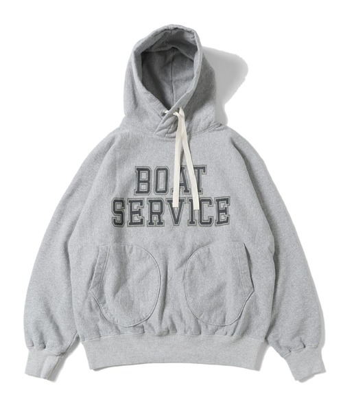 GYPSY&SONS（ジプシーアンドサンズ）の「80 FLEECE  PARKA COLLEGE（パーカー・メンズ・グリーン/ブラック/アッシュグレー・MEDIUM/LARGE）」の2枚目の写真