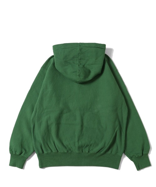 GYPSY&SONS（ジプシーアンドサンズ）の「80 FLEECE  PARKA COLLEGE（パーカー・メンズ・グリーン/ブラック/アッシュグレー・MEDIUM/LARGE）」の6枚目の写真