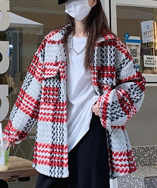 ツイードジャケットブルゾン ダウンジャケット コート Doula Doula ドゥーラドゥーラ のファッション通販 Zozotown