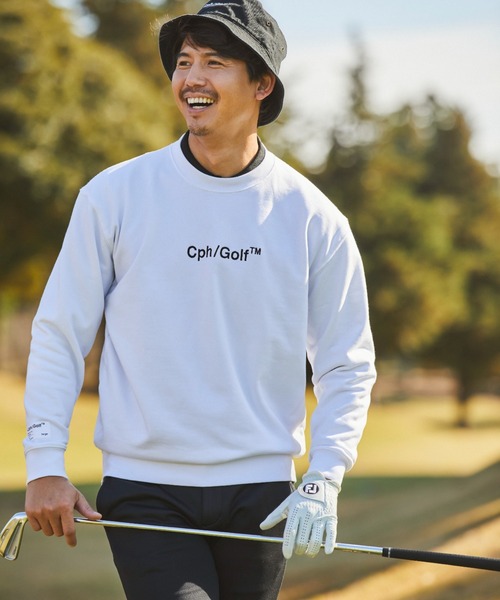 Captains Helm Golf ゴルフ シャツ ブラック/ホワイト Captains Helm Golf(キャプテンズヘルム ゴルフ) | GQ SHOP | GQ