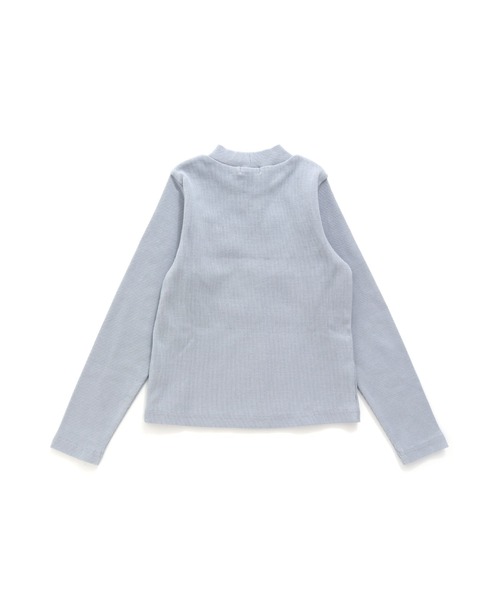 JENNI love（ジェニィラブ）の「起毛チェックビスチェ＆ロンTセット（Tシャツ/カットソー・キッズ・ベージュ/ブラウン/ブラック・130cm/140cm/150cm/160cm）」の5枚目の写真