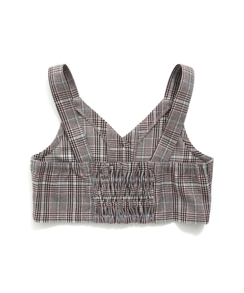 JENNI love（ジェニィラブ）の「起毛チェックビスチェ＆ロンTセット（Tシャツ/カットソー・キッズ・ベージュ/ブラウン/ブラック・130cm/140cm/150cm/160cm）」の7枚目の写真