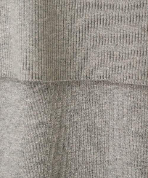 THE SHOP TK (ザ ショップ ティーケー )の「◆【洗える/2点セット/ウール混】レイヤードニットワンピース(ワンピース・レディース・グレー/イエロー/ブラック・12)」の19枚目の写真