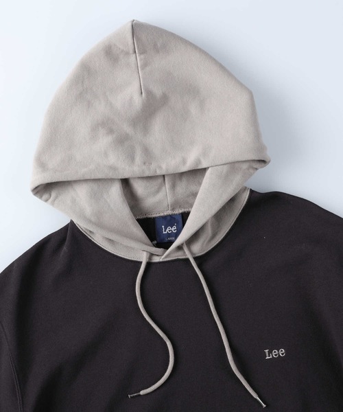 Lee(リー)の「【Lee】バイカラーパーカー(パーカー・メンズ・ブラック・M/XL/L)」の21枚目の写真