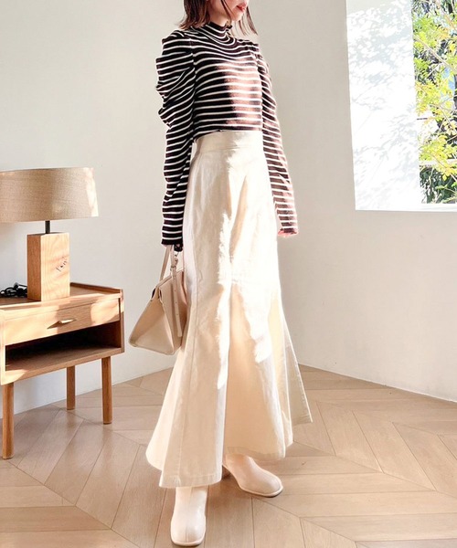 Heather(ヘザー)の「パワショルニットプルオーバー 175265(ニット/セーター・レディース・ホワイト/ブラック/ブラウン・FREE)」の8枚目の写真