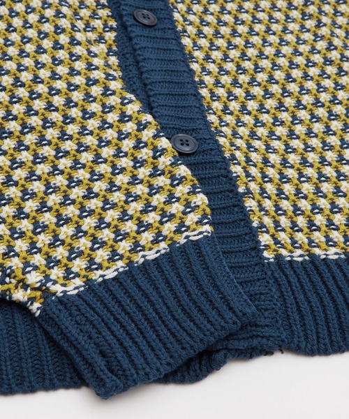 improves（インプローブス）の「ジャガード バルーンスリーブ シャギーニット カーディガン（カーディガン/ボレロ・メンズ・ブラック/ネイビー/グリーン・MEDIUM/LARGE）」の5枚目の写真