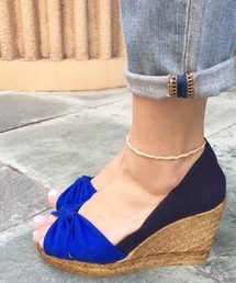 GAIMO | ◇GAIMO コンビオープントゥウエッジ(パンプス)