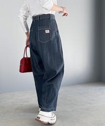 Java | 《JaVaジャバ コラボ》トレンド美シルエット。綿100%ハイウエストコットンタックパンツ(その他パンツ)