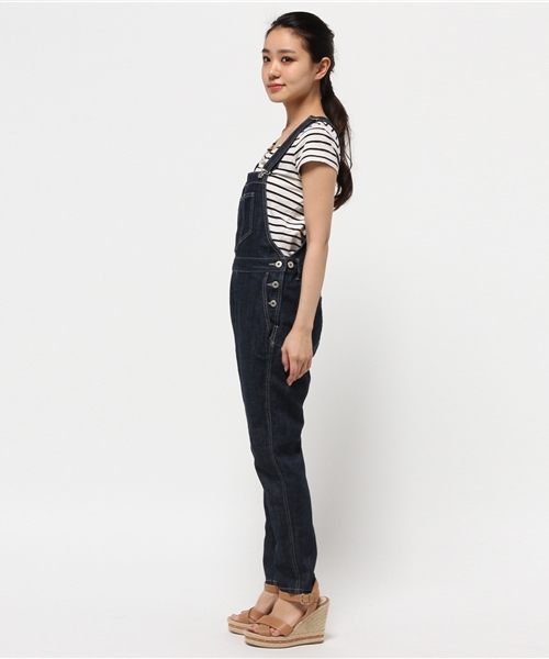 CIAOPANIC TYPY(チャオパニックティピー)の「デニムサロペットパンツ(サロペット/オーバーオール・レディース・ブルー/ネイビー・MEDIUM/SMALL)」の11枚目の写真