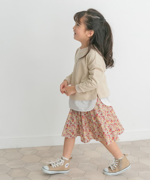 URBAN RESEARCH DOORS（アーバンリサーチドアーズ）の「花柄インナーパンツ付スカート(KIDS)（スカート・キッズ・ブルー/レッド・105/120/135）」の5枚目の写真