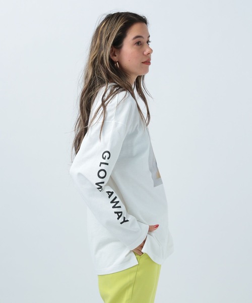 BAYFLOW（ベイフロー）の「プリントフォトロンＴ（Tシャツ/カットソー・レディース・ホワイト/チャコールグレー/オフホワイト・FREE）」の11枚目の写真