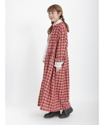 Samansa Mos2 | 【リサイクルヤーン】柄アソートシャツワンピース(シャツワンピース)