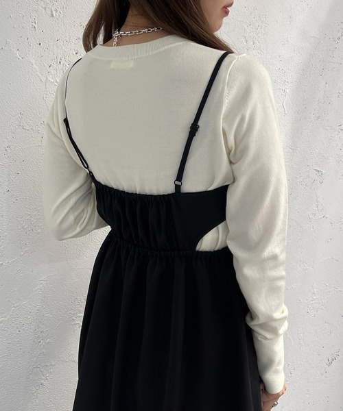 apres jour mignon(アプレジュールミニョン)の「ハイゲージニット【ZOZOTOWN限定アイテム】(ニット/セーター・レディース・グリーン/アイボリー/ピンク/オレンジ・X-LARGE/フリー)」の8枚目の写真