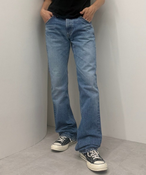 Lee(リー)の「Lee/リー AMERICAN RIDERS/アメリカンライダース 102 ブーツカットジーンズ / フレアデニムパンツ/デニムセットアップ可(デニムパンツ・メンズ・ブルー/ダークインディゴブルー/インディゴブルー・33/29/36/28/35/32/30/31/34)」の4枚目の写真