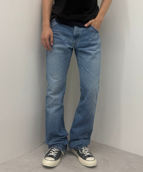Lee(リー)の「Lee/リー AMERICAN RIDERS/アメリカンライダース 102 ブーツカットジーンズ / フレアデニムパンツ/デニムセットアップ可(デニムパンツ・メンズ・ブルー/ダークインディゴブルー/インディゴブルー・33/29/36/28/35/32/30/31/34)」の11枚目の写真