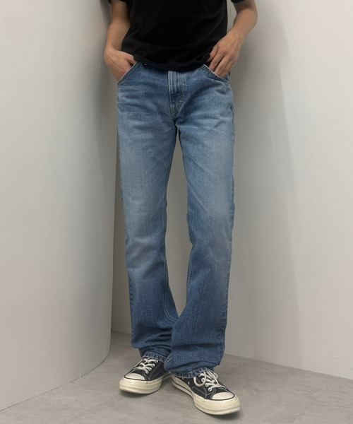 Lee(リー)の「Lee/リー AMERICAN RIDERS/アメリカンライダース 102 ブーツカットジーンズ / フレアデニムパンツ/デニムセットアップ可(デニムパンツ・メンズ・ブルー/ダークインディゴブルー/インディゴブルー・33/29/36/28/35/32/30/31/34)」の5枚目の写真