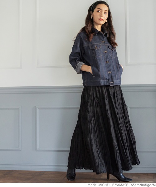 coca(coca)(コカ)の「ノンウォッシュデニムジャケット(デニムジャケット・レディース・インディゴブルー・M/L)」の9枚目の写真