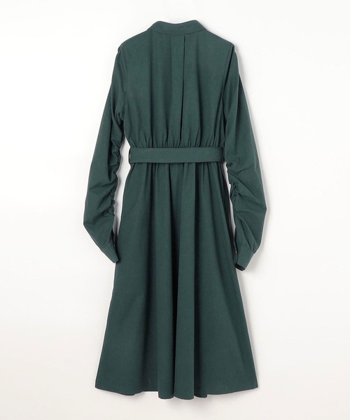179/WG（イチナナキュウダブルジー）の「ギャザースリーブワンピース（ワンピース・レディース・ベージュ/グリーン/ブルー・MEDIUM）」の8枚目の写真