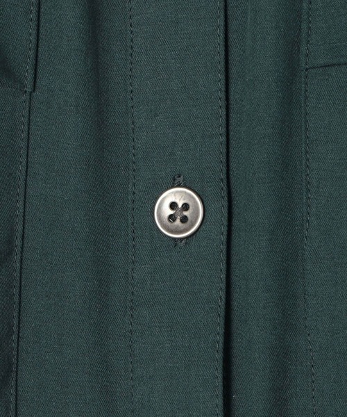 179/WG（イチナナキュウダブルジー）の「ギャザースリーブワンピース（ワンピース・レディース・ベージュ/グリーン/ブルー・MEDIUM）」の10枚目の写真