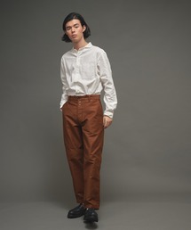 Le Sans Pareil（ル サン パレイユ）の「【 Le Sans Pareil / ルサンパレイユ 】COTTON MOLESKIN TRADITIONAL WORK PANTS homme BROWN コットンモールスキン トラディショナルワークパンツオム ブラウン（セットアップ対応）（チノパンツ）」