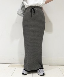 SHENERY | マルチボーダーニットタイトロングスカート(スカート)