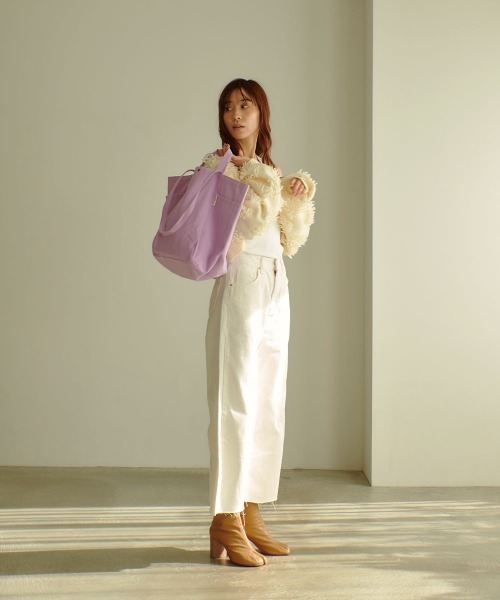 marjour（マージュール）の「2HANDLE TOTE BAG（トートバッグ・レディース・ライラック・FREE）」の9枚目の写真
