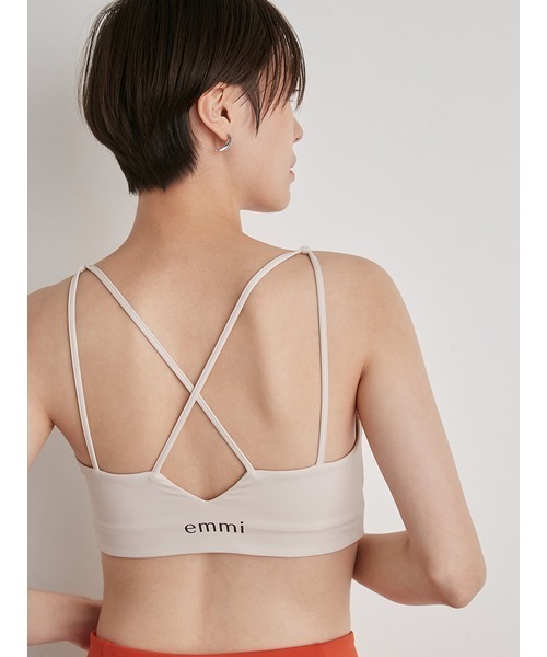 emmi（エミ）の「【emmi yoga】サステナレッチショートブラトップ