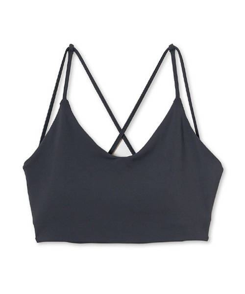 【emmi yoga】 サステナレッチ　ショートブラトップ&レギンスセットグレー emmi yoga】サステナレッチブラトップ(WELLNESS&TRAINING WEAR