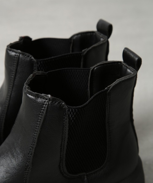 MAISON BREEZE(メゾンブリーズ)の「【MAISON BREEZE】チェルシーサイドゴアブーツ ショートブーツ KNF(ブーツ・レディース・ブラック/ブラウン・36/37/38)」の13枚目の写真